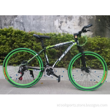 21 Speed 180 Alu Alloy Moutain Rainbow Knight Mountain Bicycle with Colorful Thread